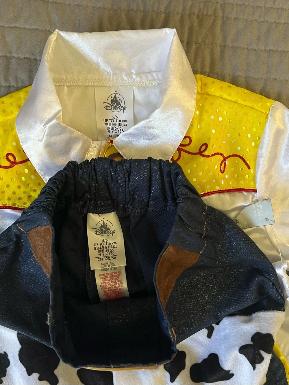 Disney Toy Story Cowgirl Jessie Costume Size 5/6